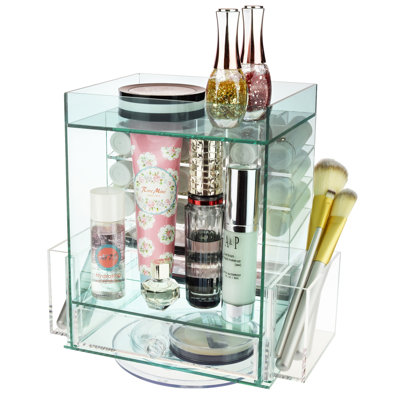 Dorado Acrylic 4 Compartment Makeup Organizer