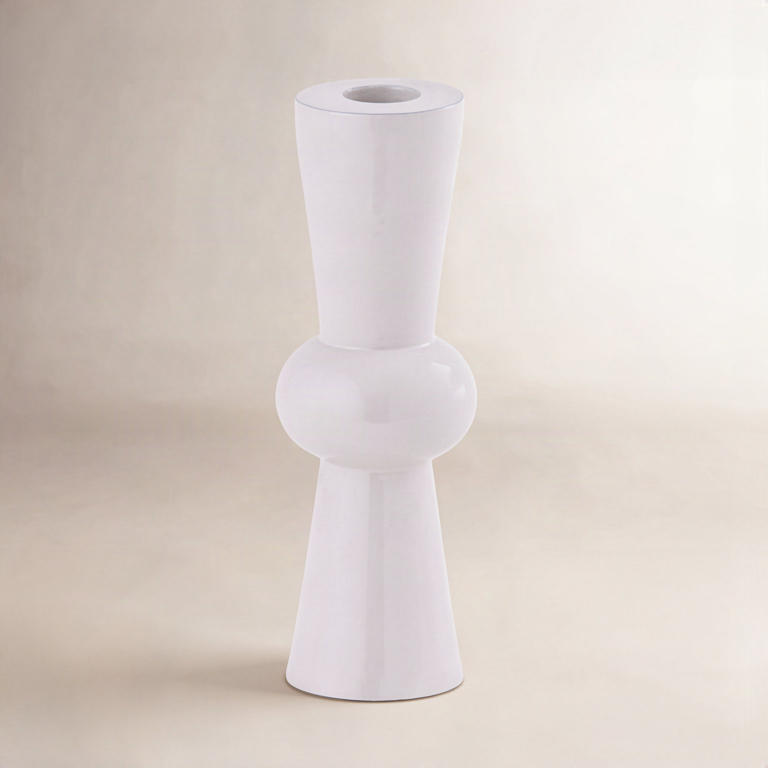 Paulding Aluminum Pillar Candle Holder, 7" H x 2" W x 2" D