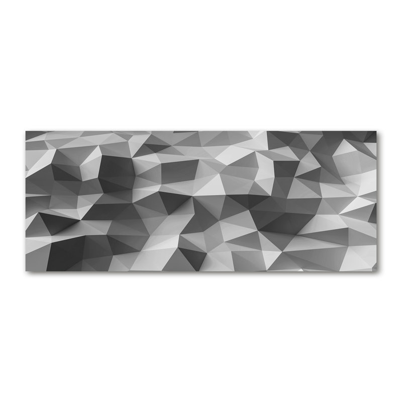 Abstraction Triangles - No Frame Print on Canvas
