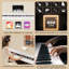 Fashion Wood 88 Key Portable Electric Piano With Stand-905817969