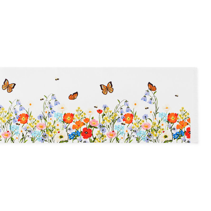 Chaelyn Runner No Pattern Cotton Table Runnner
