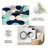 1PC Modern Geometric Overlapping Wave Circle area rugs for Living Room, Soft and Comfortable, Suitable for all seasons, easy-to-maintain, machine washable Indoor floor mat, Under Table Farmhouse suitable for dining table, bedroom, home office,...-306292392