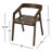 Dey 18'' H Solid Wood Arm Chair