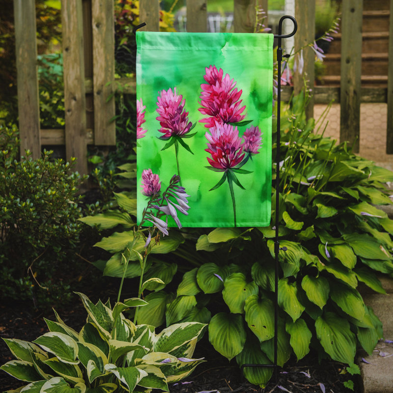 Drapeau de jardin double en polyester H 15,5 po x l 11,25 po