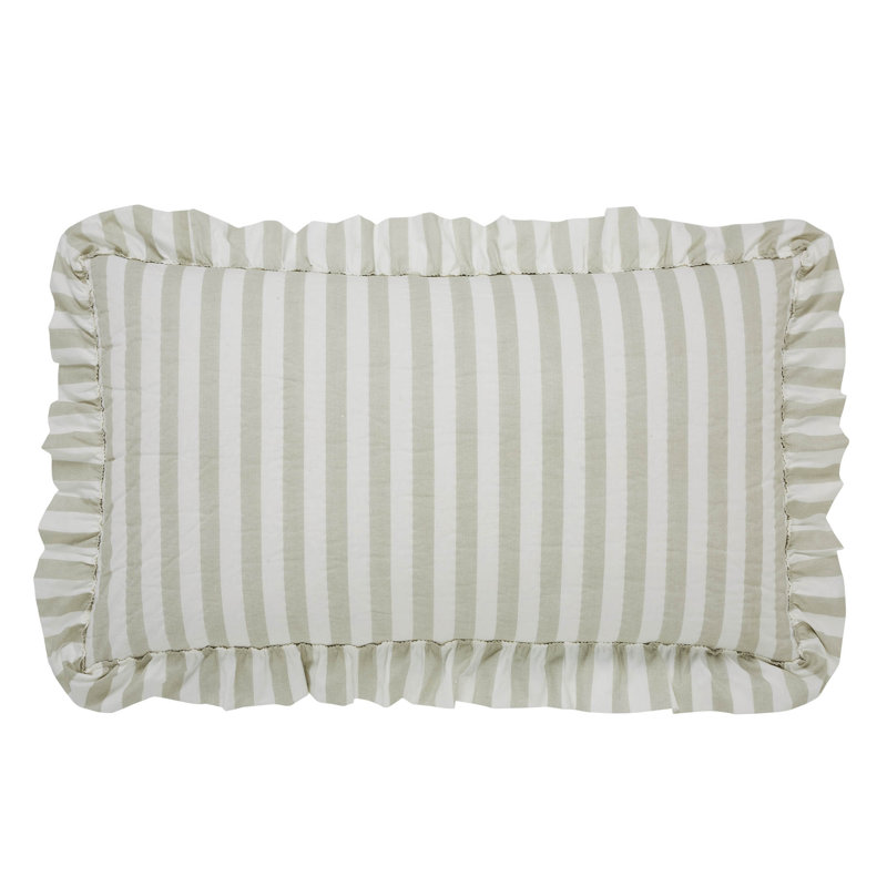 Cotton Striped Sham Set, King