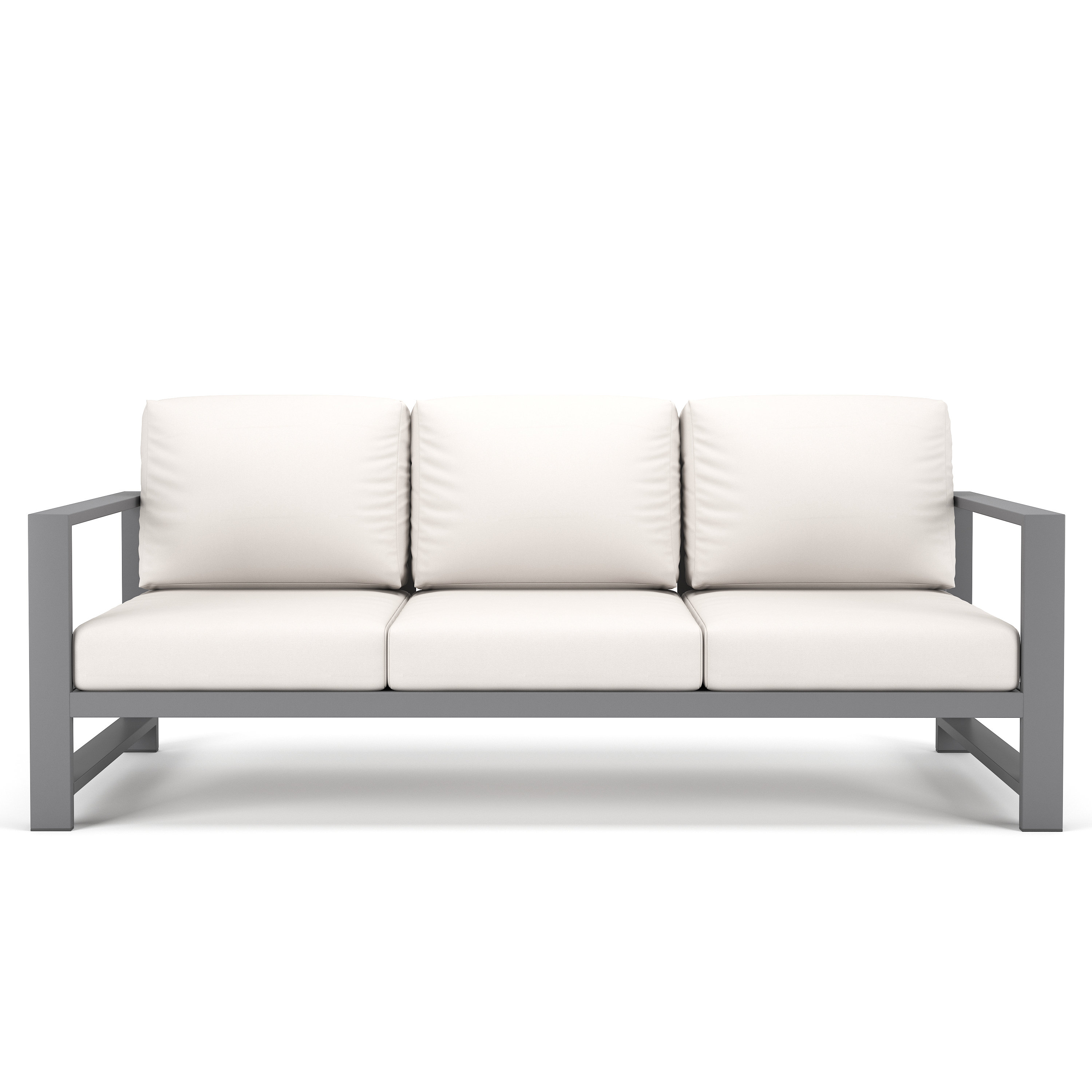 Birch Lane™ Dulcie 80'' Metal Outdoor Patio Sofa & Reviews | Wayfair