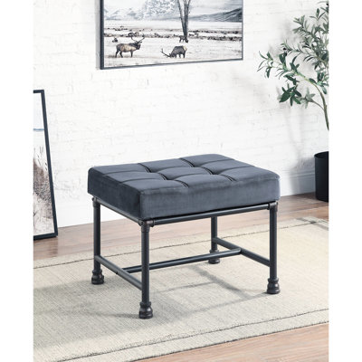 Coussin de dossier en mousse à mémoire de forme, revêtement en velours gris et métal, poids : 8,7 kg (19,16 lb), lourd pour les jambes