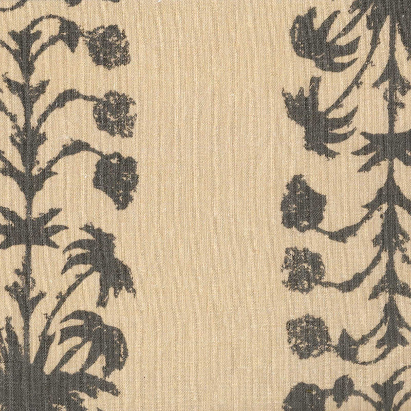 Palmberry in Tuscan Tan Linen Fabric