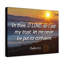 Confusion Psalm 71:1 - Wrapped Canvas Print