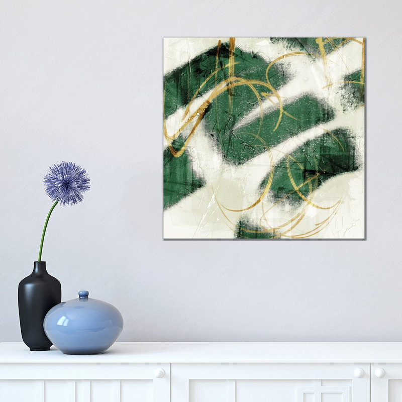 Emerald Mustard Prophecy II by Marcus Prime - Wrapped Canvas Print, 45.72cm H x 45.72cm W x 1.91cm D