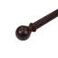 Wood Ball Finials for 1-3/8 in. Curtain Rod-2117645778