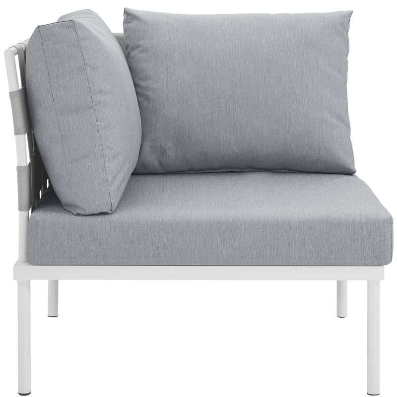 Canapé d'angle pour l'extérieur Harmony, Gris
