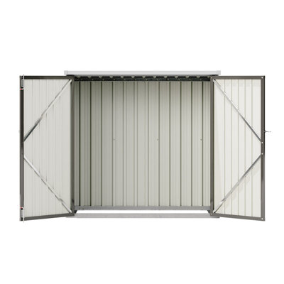 4 ft. 6 in. W x 2 ft. 6 in. D Metal Storage Shed