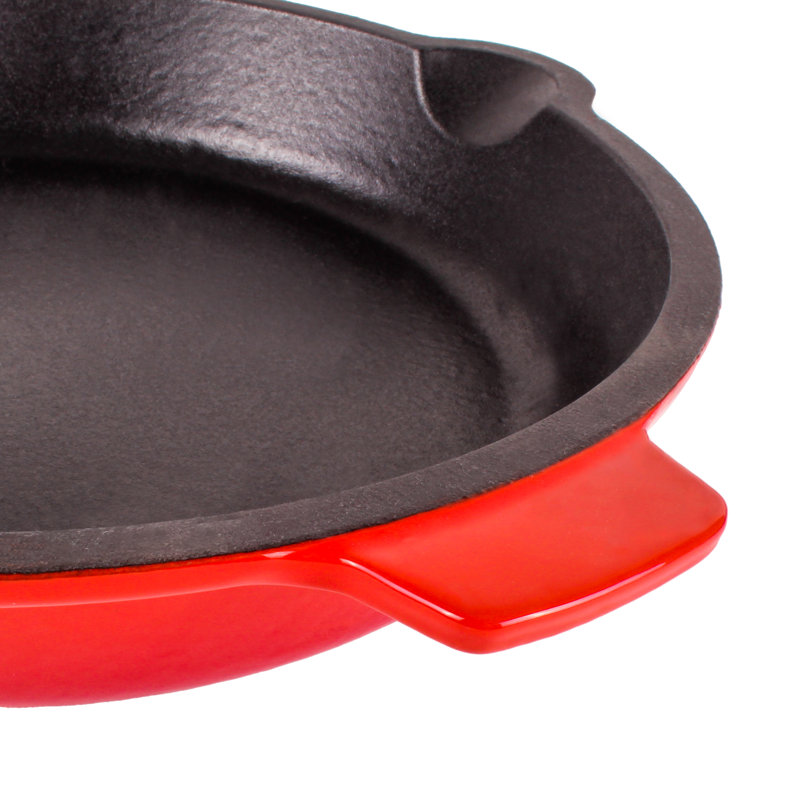 BergHOFF Neo 2Pc Cast Iron Cookware Set, Red