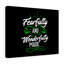 Wonderfully Made - Wrapped Canvas Print-1940493676