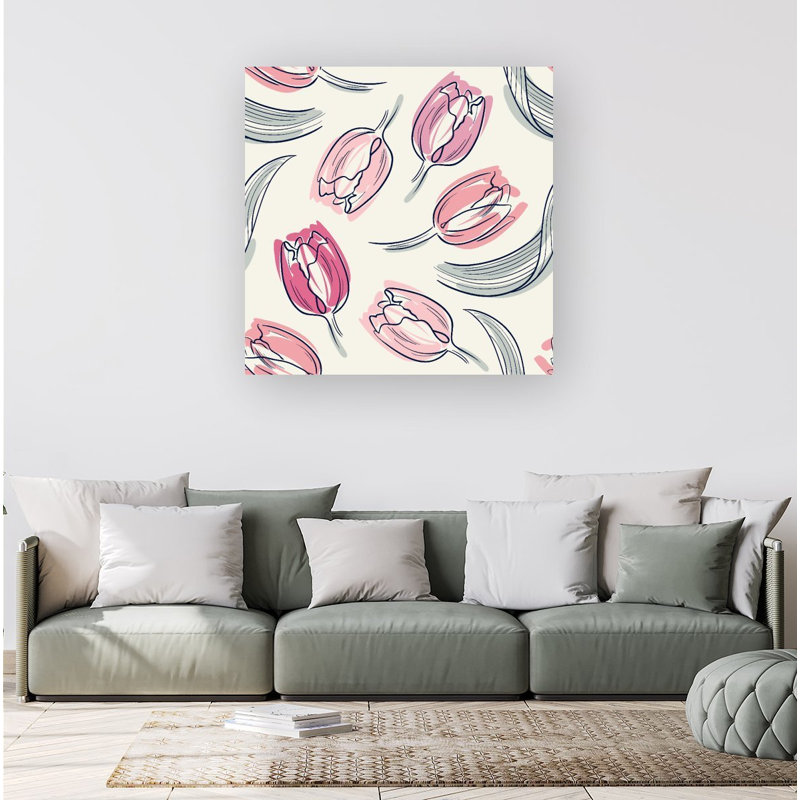 Tulips - Wrapped Canvas Print