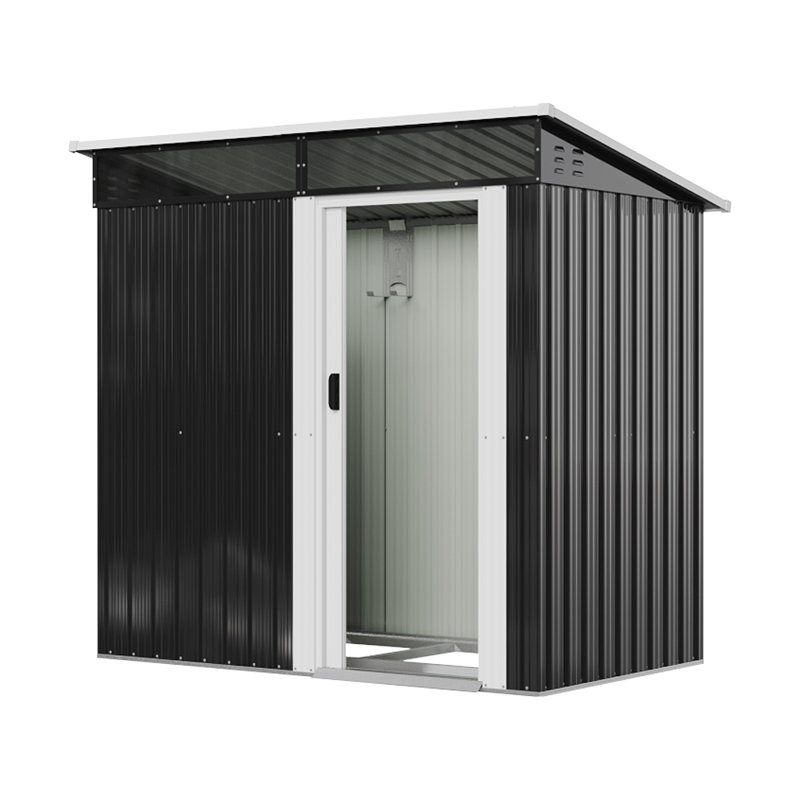 4 x 6FT Metal Pent Roof Garden Tool Shed
