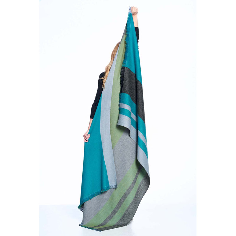 Hand Woven Throw Blanket, Weeping Willow
