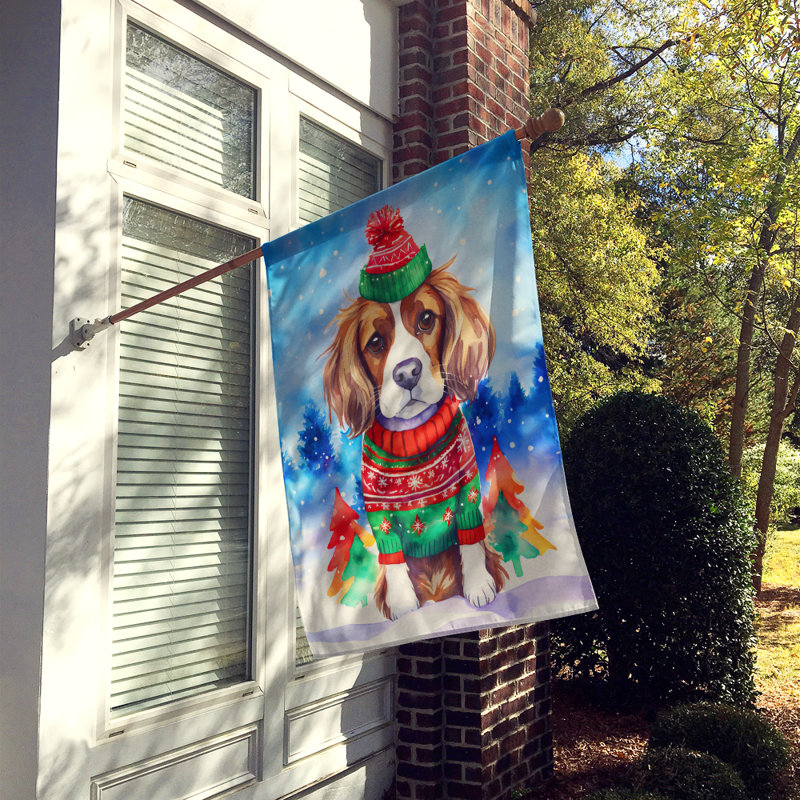 Double Sided Polyester Christmas, 40'' H x 28'' W