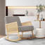 Linen Rocking Chair