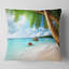 Coussin de plage pour îlot de plage à praslin de mer seychelles-846389614
