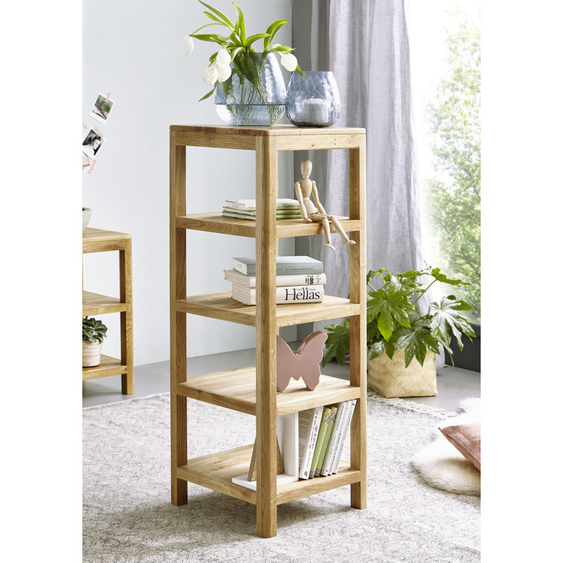 Artemisia 106 cm H x 40 cm W Solid Wood Etagere Bookcase