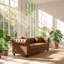 Upholstered 63.5 " Fabric Sofa