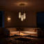 Lustre suspendu en cristal 3 lumières Modern