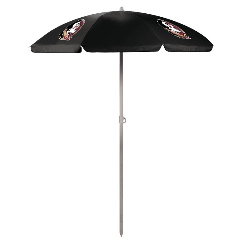 NCAA 66'' Beach Umbrella, Black, Florida State