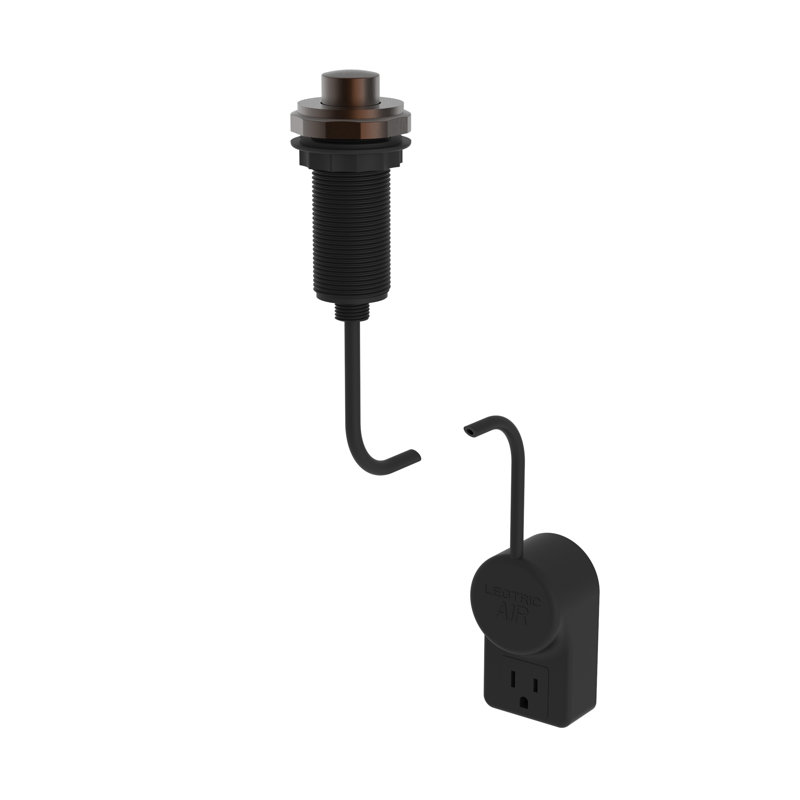 Hearney Air Activated Disposer Switch, English Bronze