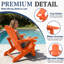 Chaise Adirondack d'extérieur pour 2 personnes-630254501