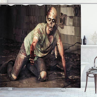 Shower Curtain with Hooks Included