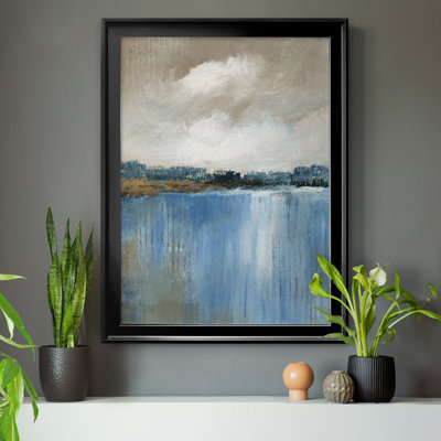 Vent et eau - Peinture encadrée