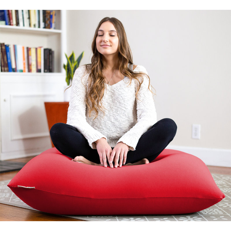 Fauteuil à billes Yogibo / d'intérieur, rouge