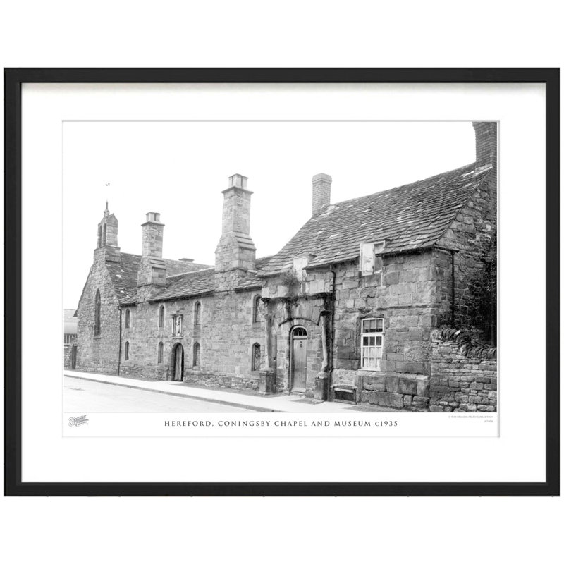 Hereford, Coningsby Chapel And Museum C1935 - Single Picture Frame Print, 45cm H x 60cm W x 2.3cm D