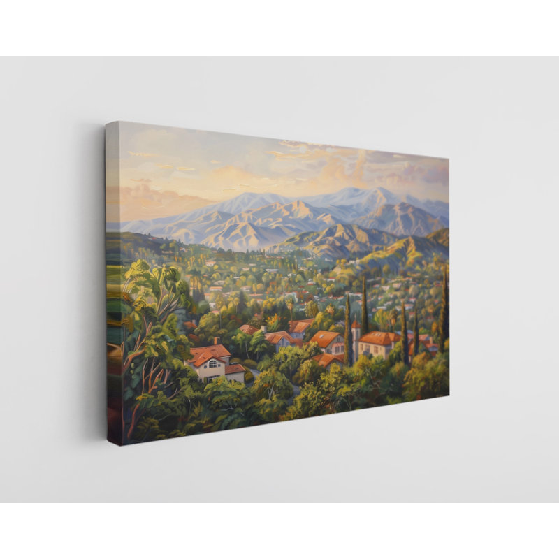 Reproduction d'art de peinture sur toile de Los Angeles, impression d'art mural moderne pour la maison et le bureau