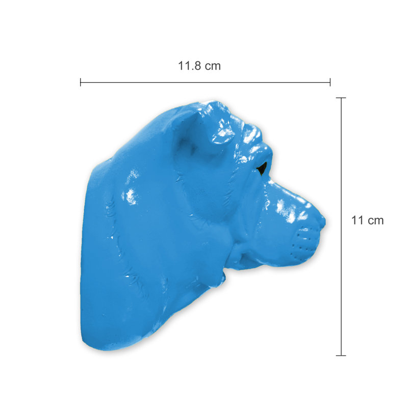 Swenson Plastic Wall Wall Hook, Blue