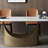  Modern Dining Table with Rectangular Sintered Stone Tabletop, Carbon Steel Leg-183322202-194402284