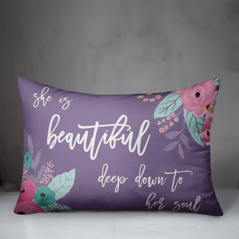Housse de coussin rectangulaire en polyester 