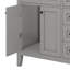 Meuble-lavabo 36 po sans lavabo, base d'armoire seulement, armoire de salle de bain avec tiroirs, structure solide et panneau de fibres à densité moyenne-117911462