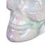 Statue de crâne irisé, décoration de crâne gothique en résine pour bureau à domicile-403173491