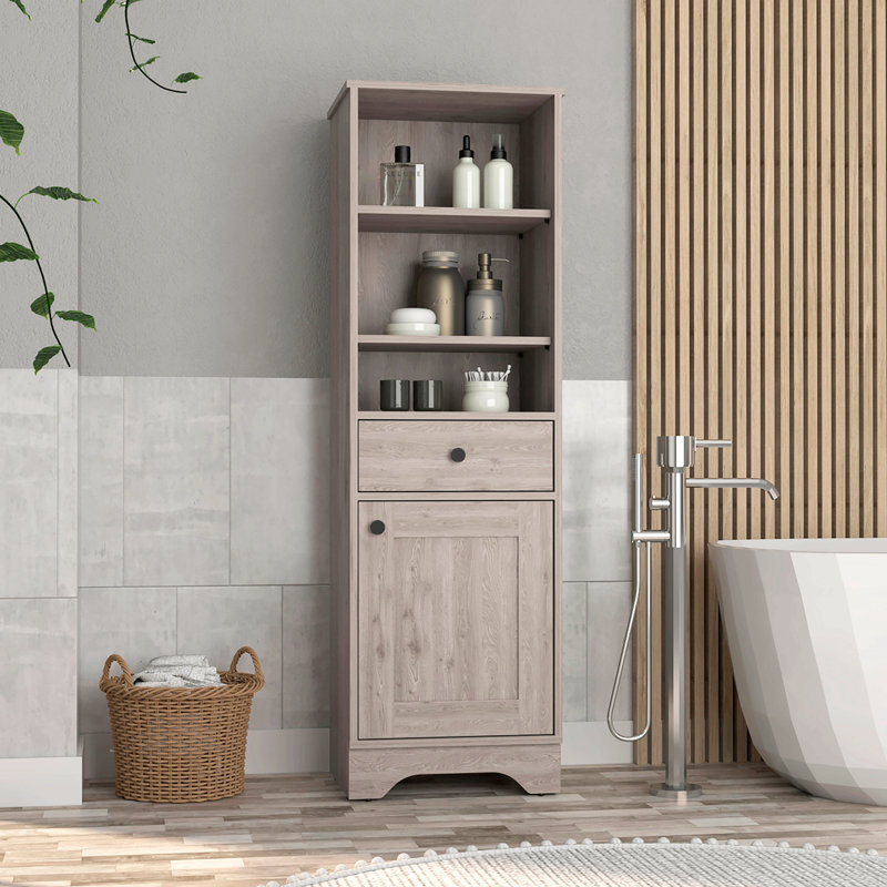 Armoire à linge, 1 tiroir, 1 porte