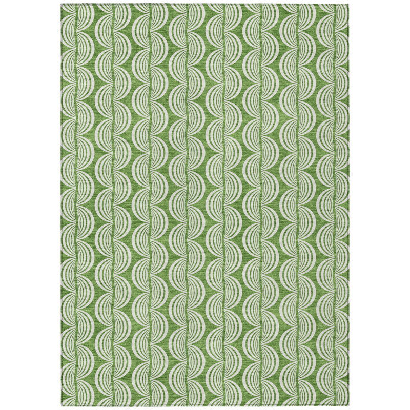 Tapis vert lavable intérieur / extérieur 8 pi x 10 pi Ogee