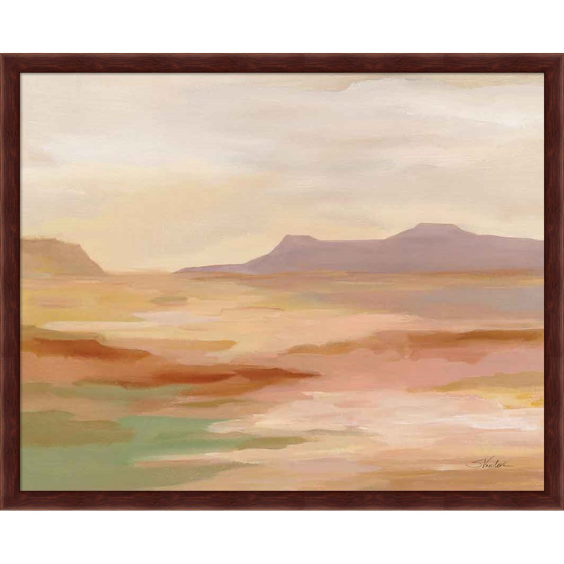 «Desert Hues» par Silvia Vassileva - peinture encadrée