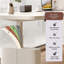 Bureau debout blanc rectangulaire en bois massif-674621828