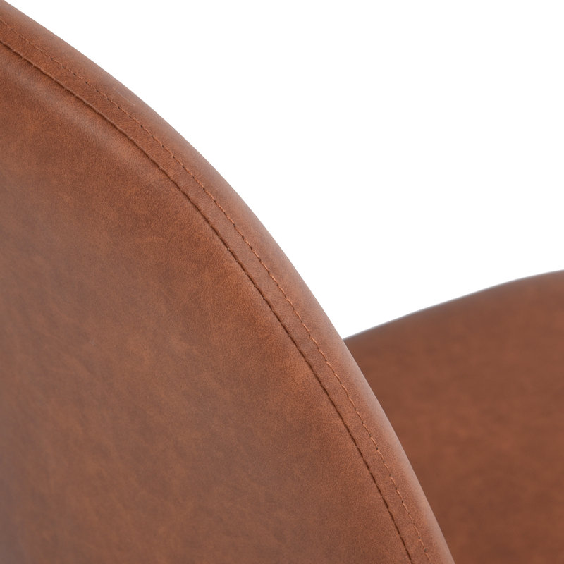 Fernbush 49cm H Upholstered Side Chair, Latte