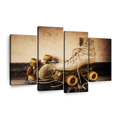 " Vintage Roller Skates " by Ivan S 4 - Pieces