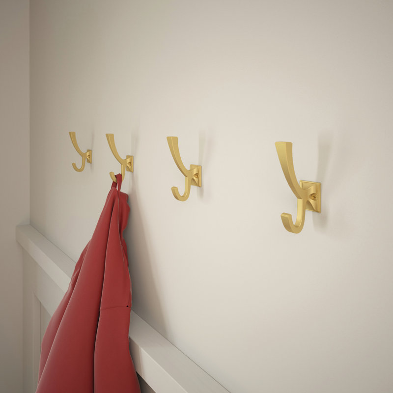 Wall Hook, Modern Gold