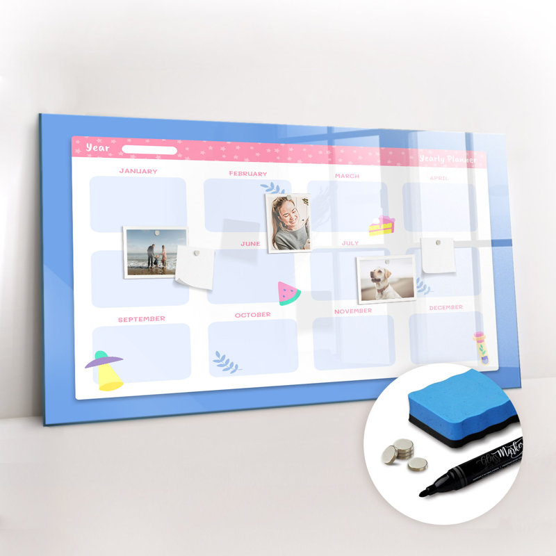 Magnetic Glass Dry Erase Board