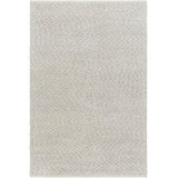 Becali Handmade Hand Woven Light Gray Rug